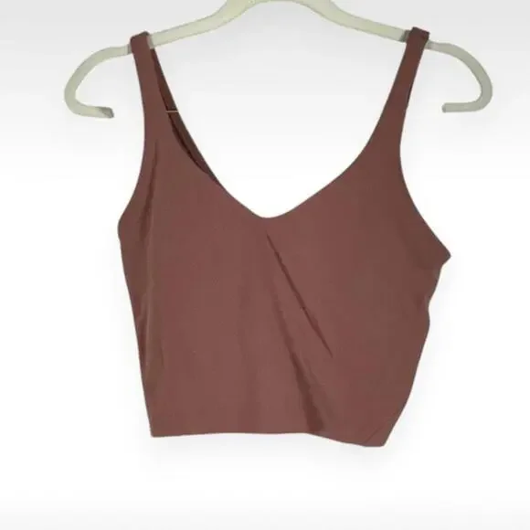Lululemon Align Tank Top | Spiced Chai | Yoga | Built-in Bra | Size 8 | GUC - Picture 2 of 7
